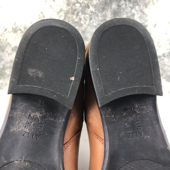 Naturalizer Women's Size 9M Jillian Brown Leather Knee High Tall Riding Boots - Picture 16 of 16